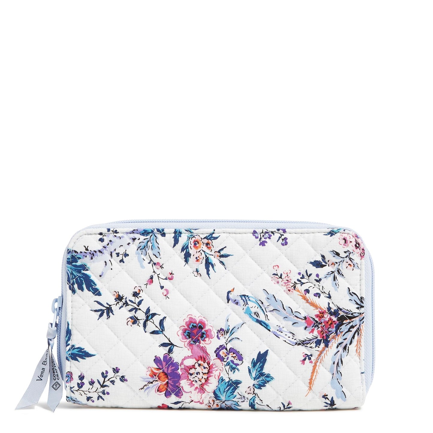 HOTVera Bradley womens Cotton Deluxe Travel Wallet With Rfid Protection