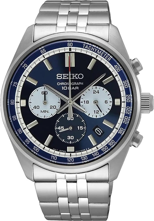 HOTSEIKO Chronograph Quartz Blue Dial Men's Watch SSB427P1