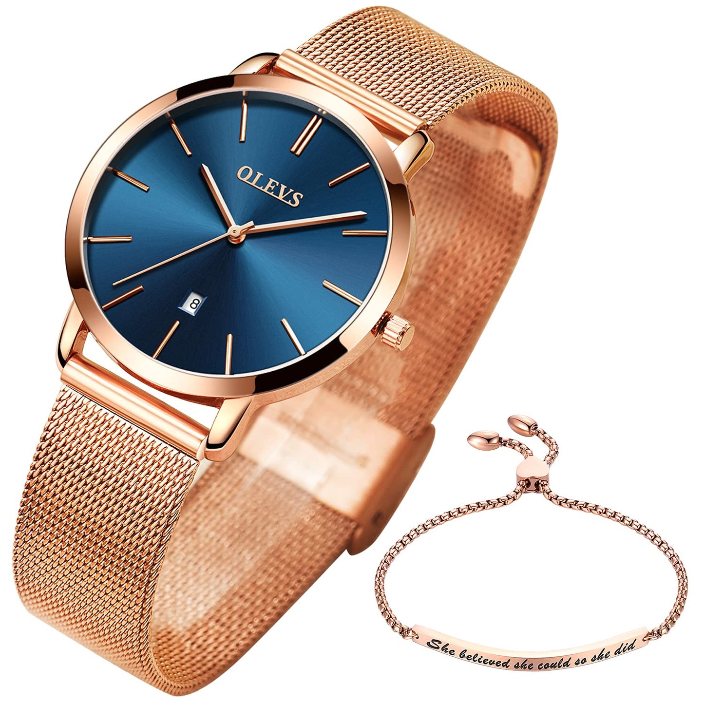 HOTOLEVS Men Leather Watches Black Ultra Thin 6.5mm Minimalist Dress Fashion Simple Casual Waterproof Date Watch for Men