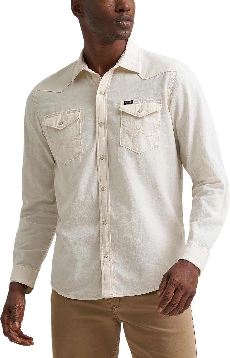 HOTWrangler Men's Iconic Regular Fit Snap Shirt