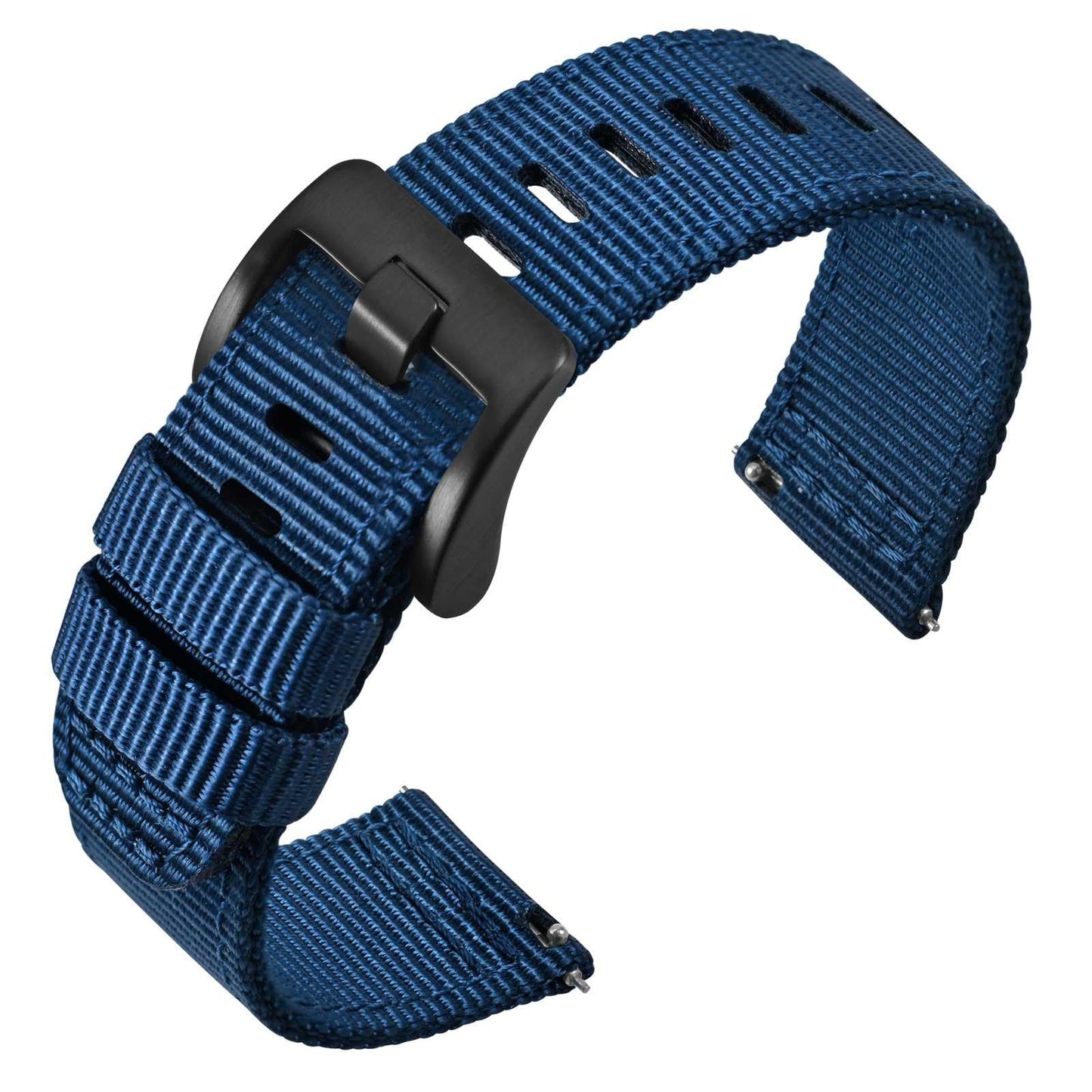 HOTANNEFIT Quick Release Watch Bands, Military Nylon Watch Strap for Men, Multiple Colors & Width (18mm, 19mm, 20mm, 22mm, 24mm)