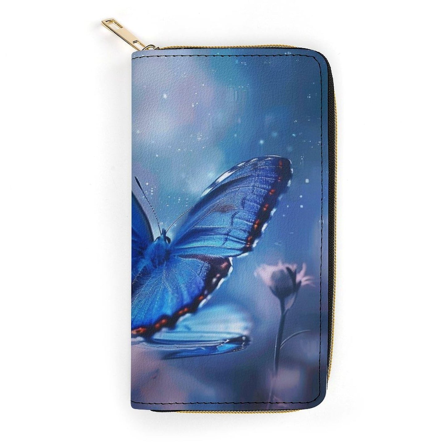 HOTTie Dye Rainbow Print Long Wallet for Women Men PU Leather Card Holder Organizer with Zipper Coin Pocket & Cash Slots
