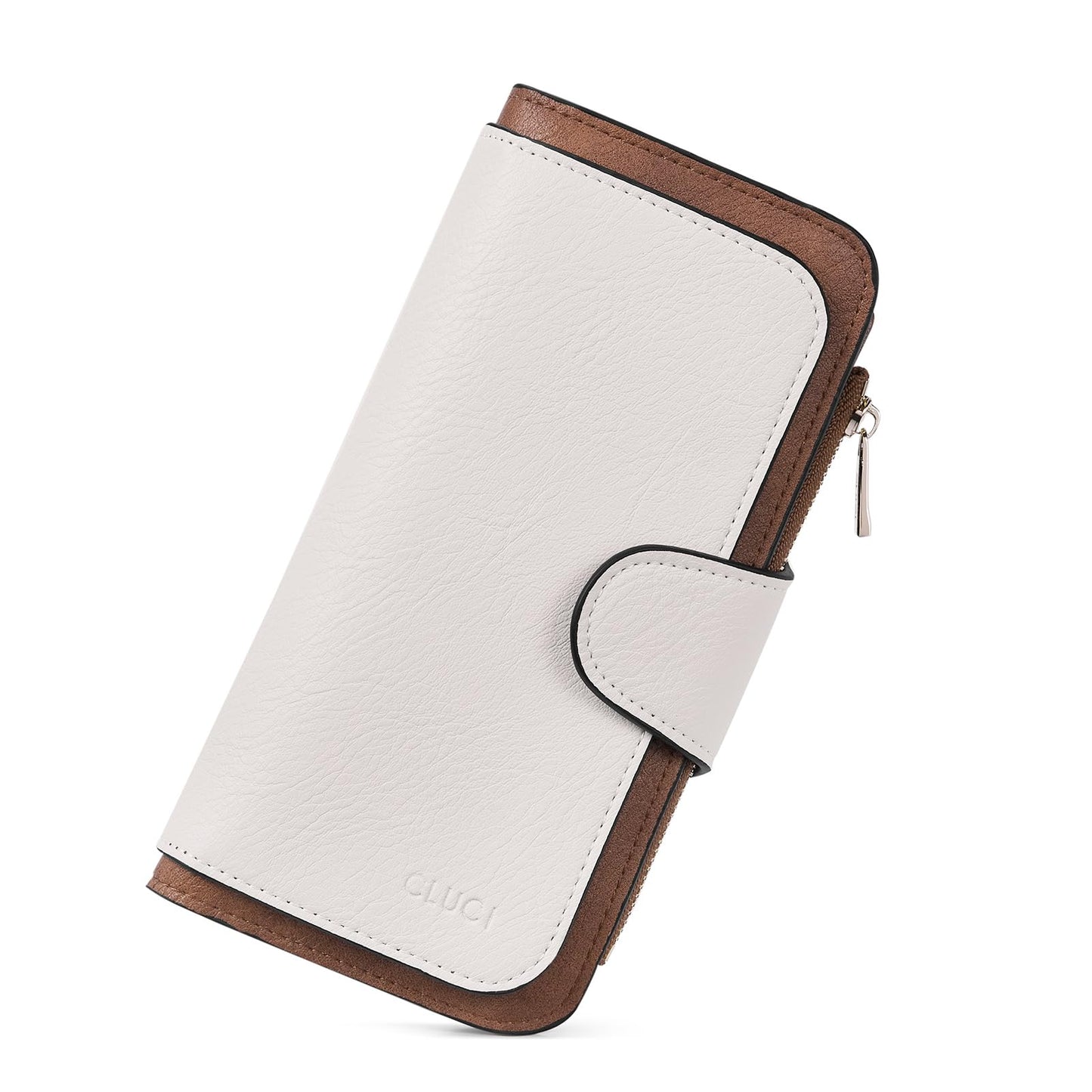 HOTCLUCI Wallet For Women PU Leather RFID Blocking Womens Wallet Bifold Card Holder with ID Window Gifts for Women Birthday