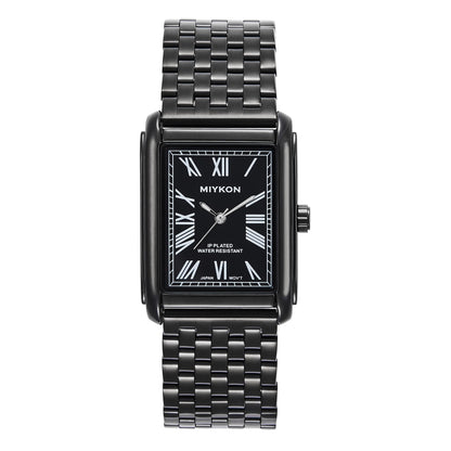 HOTMiykon Vintage Dress Watches for Men – Square Tank Watch with Solid Stainless Steel Bracelet, Mens Dress Watches – Japanese Quartz, Waterproof to 100ft