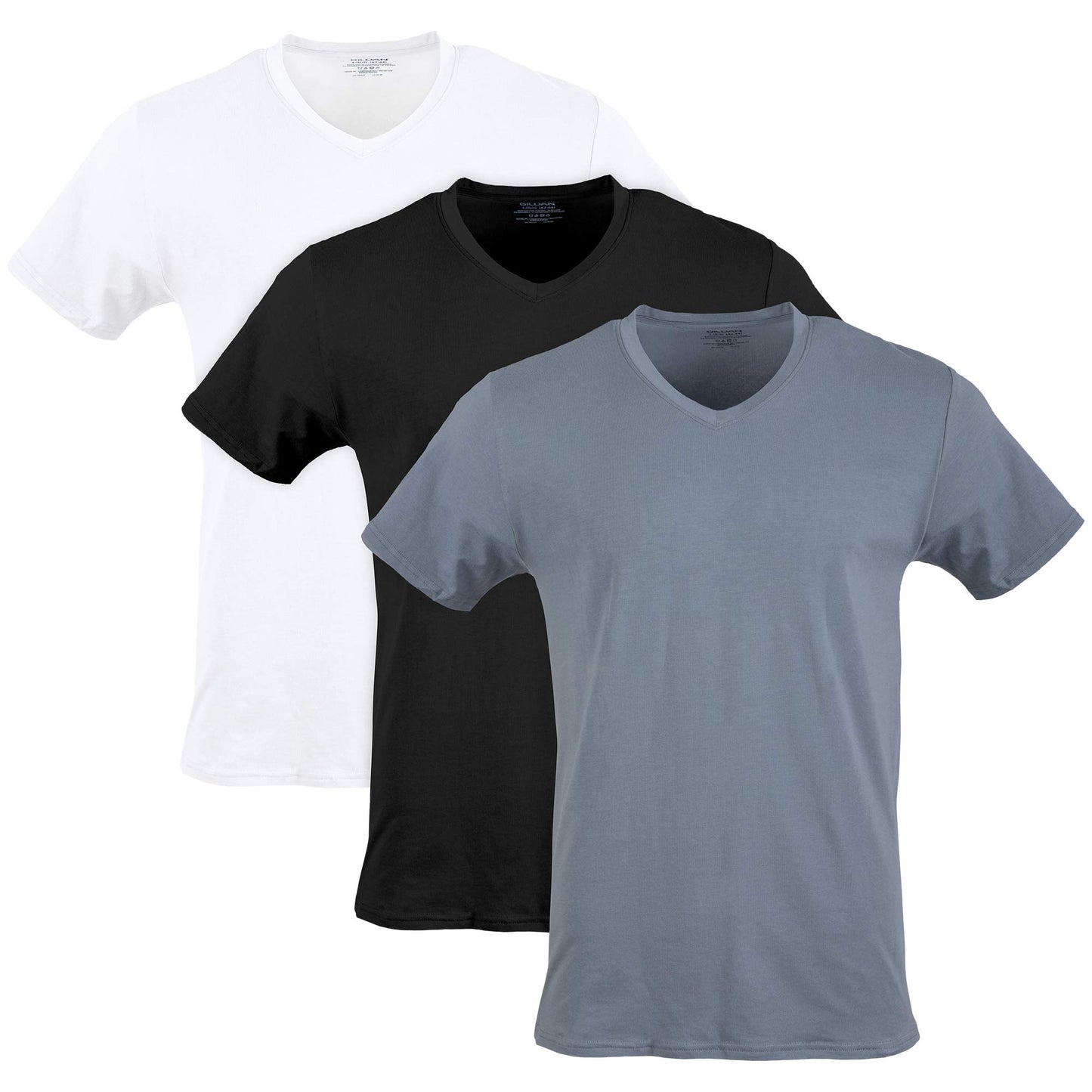 HOTGildan Men's Cotton Stretch T-Shirts, Multipack
