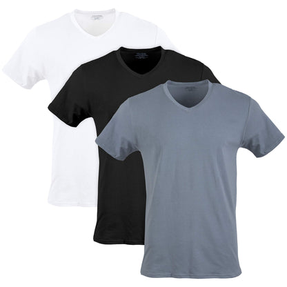 HOTGildan Men's Cotton Stretch T-Shirts, Multipack