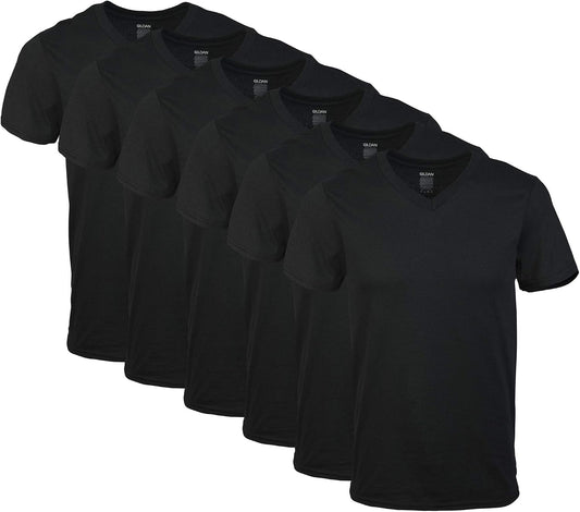 HOTGildan Men's V-Neck T-Shirts, Multipack, Style G1103