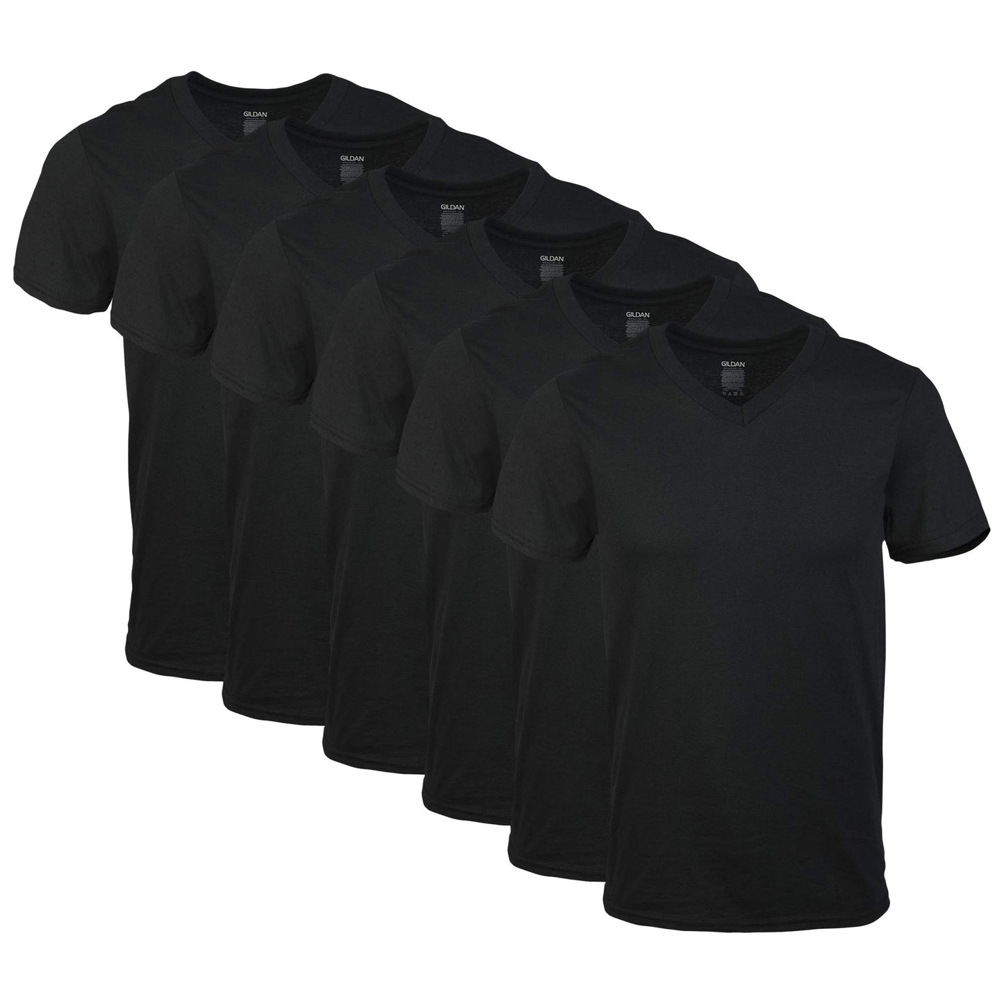 HOTGildan Men's V-Neck T-Shirts, Multipack, Style G1103