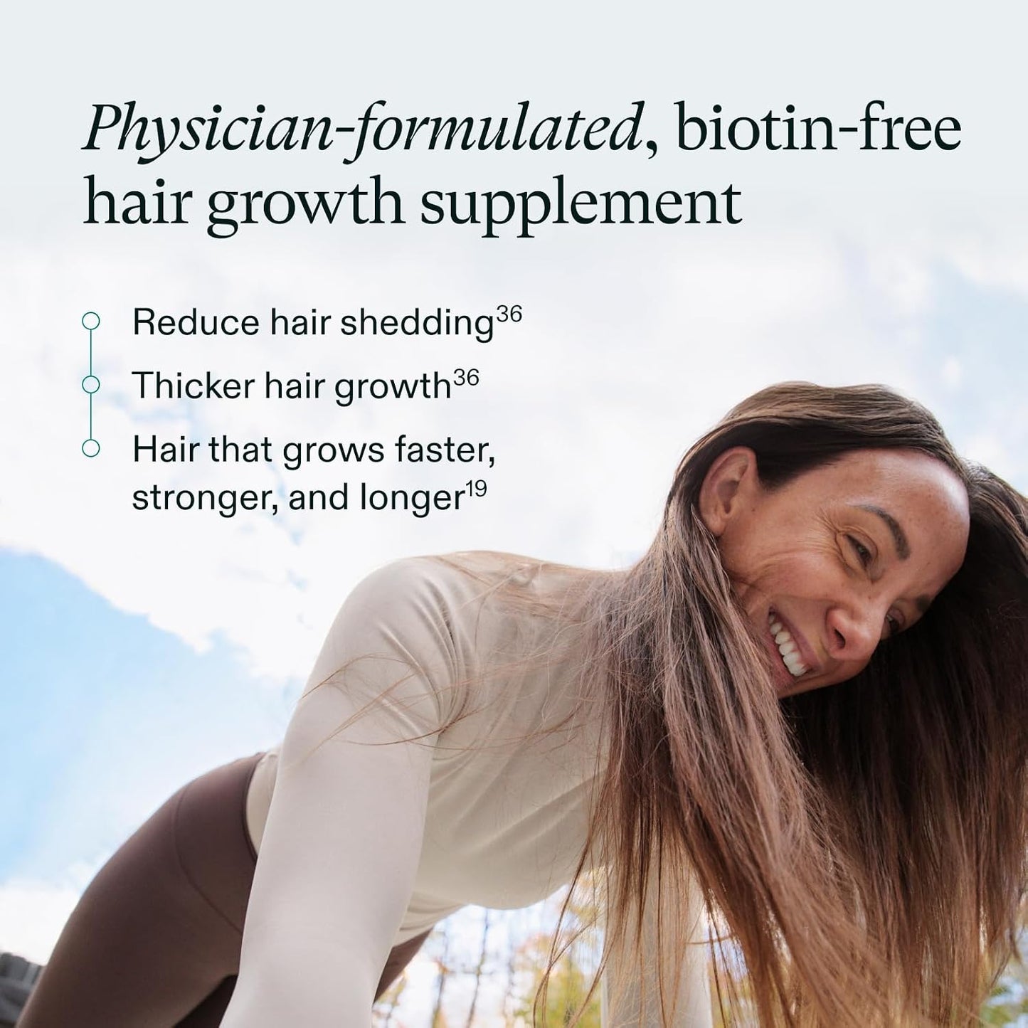 HOTNutrafol Women's Hair Growth Supplements, for Women 18-44 Years Old, Clinically Tested for Visibly Thicker, Stronger Hair, 100% Vegan Ingredients, Dermatologist Recommended - 1 Month Supply