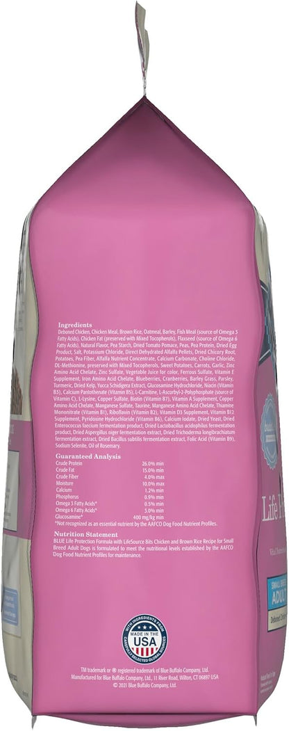 HOTBlue Buffalo Life Protection Formula Chicken Small Breed Dry Dog Food, 5 lb | Real Chicken #1 Ingredient, Antioxidant-Rich LifeSource Bits, Supports Higher Energy Needs, Formulated for Small Breed Dogs