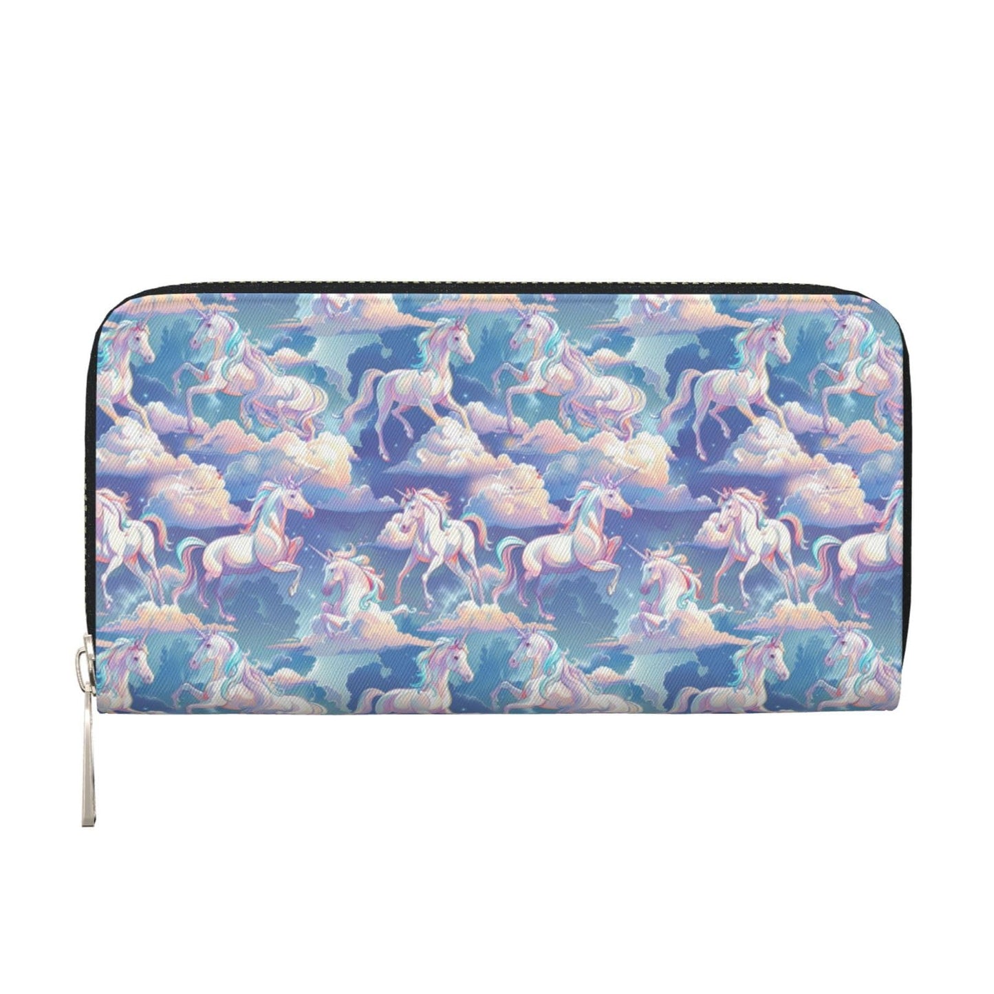 HOTCute Dinosaur Chicken Nuggets Long Wallet for Women Men Leather Clutch Purse Large Capacity Card Holder Money Organizers for Cash Coin Smart Phone