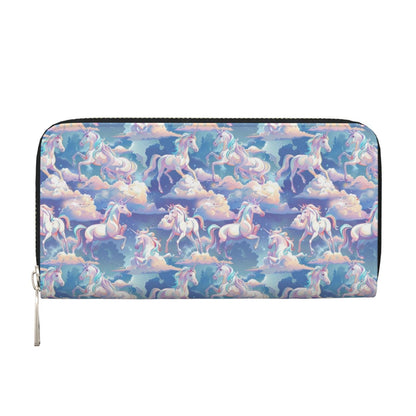 HOTCute Dinosaur Chicken Nuggets Long Wallet for Women Men Leather Clutch Purse Large Capacity Card Holder Money Organizers for Cash Coin Smart Phone
