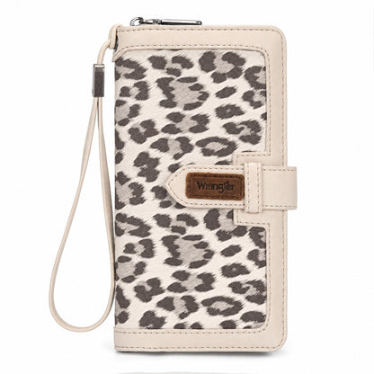 HOTX Wrangler Women's Wallets Bifold Wristlet Wallets for Women Large Capacity Credit Card Wallet with ID Window