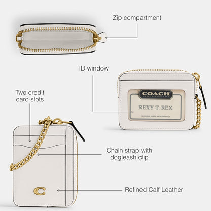 HOTCoach Women's Essential Chain Card Case