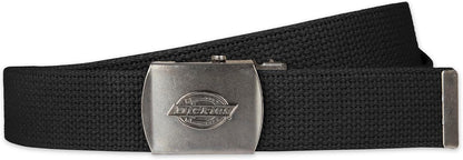 HOTDickies mens Fabric Web Plaque Logo Buckle Belt - Fits Up to Size 42" Waist
