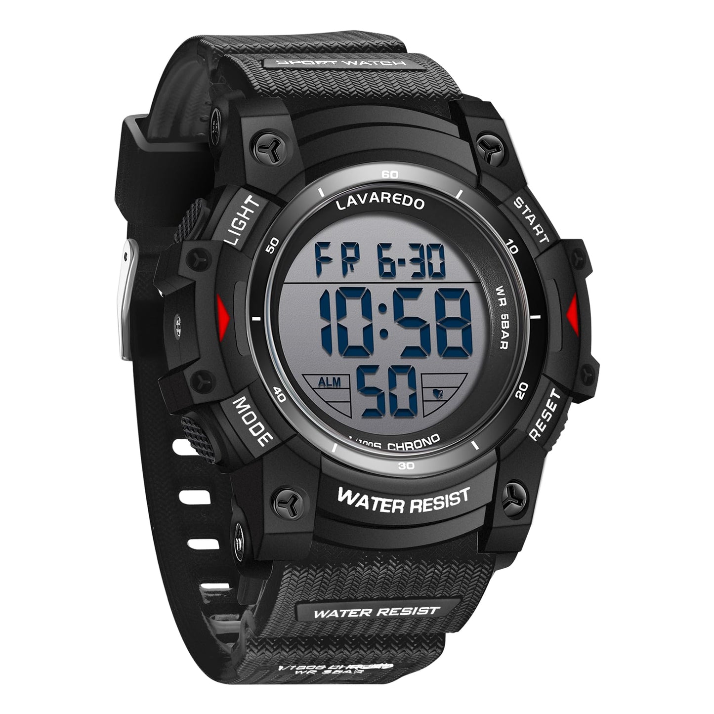 HOTMen's Digital Watch Sports Outdoor Waterproof Watches for Men with LED Backlight Alarm Stopwatch Mens Watches Digital Chronograph Military Date