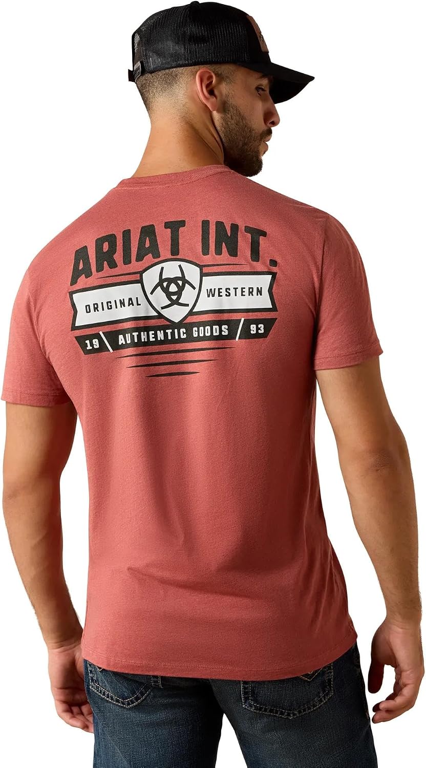 HOTARIAT Men's Banner Badge T-Shirt