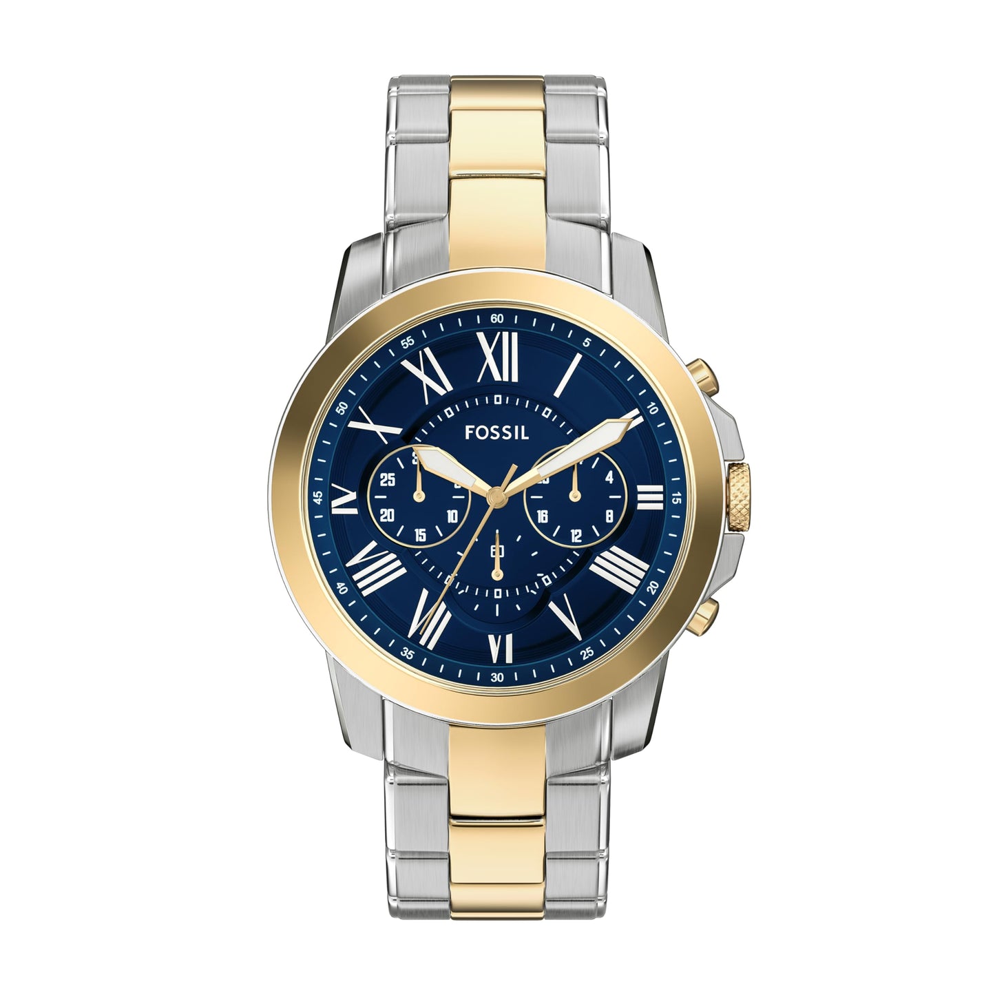 HOTFossil Men's Watch, Grant Quartz Stainless Steel Chronograph Watch for Men