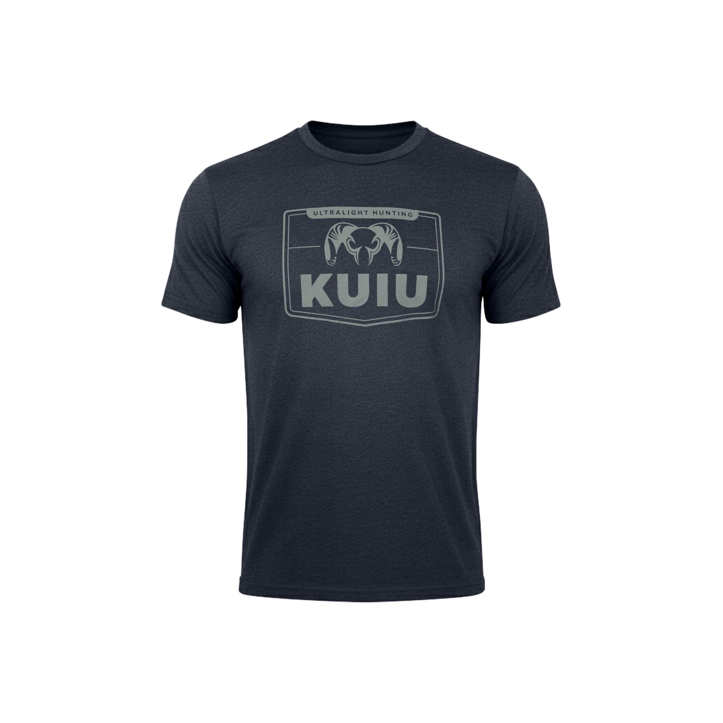HOTKUIU Logo Sign T-Shirt for Men – Lightweight Cotton Polyester Hunting Tee – Soft, Durable Standard Fit Crew Neck