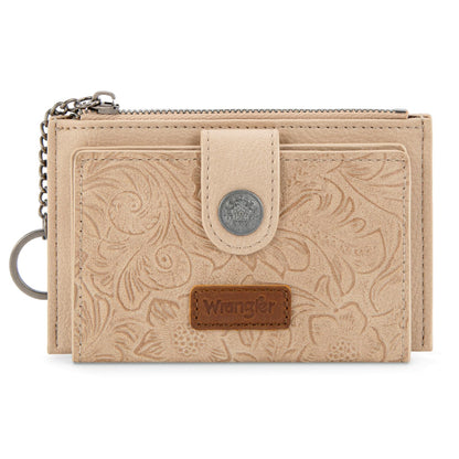 HOTMontana West X Wrangler Small Womens Wallet Slim Credit Card Holder Minimalist Brown Keychain Wallet Compact Western Card Organizers