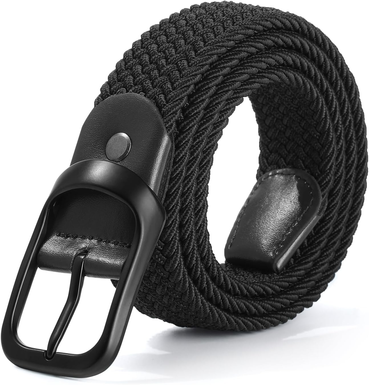 HOTAWAYTR Women Braided Elastic Belt - Women Stretch Woven Fabric Belt for Jeans