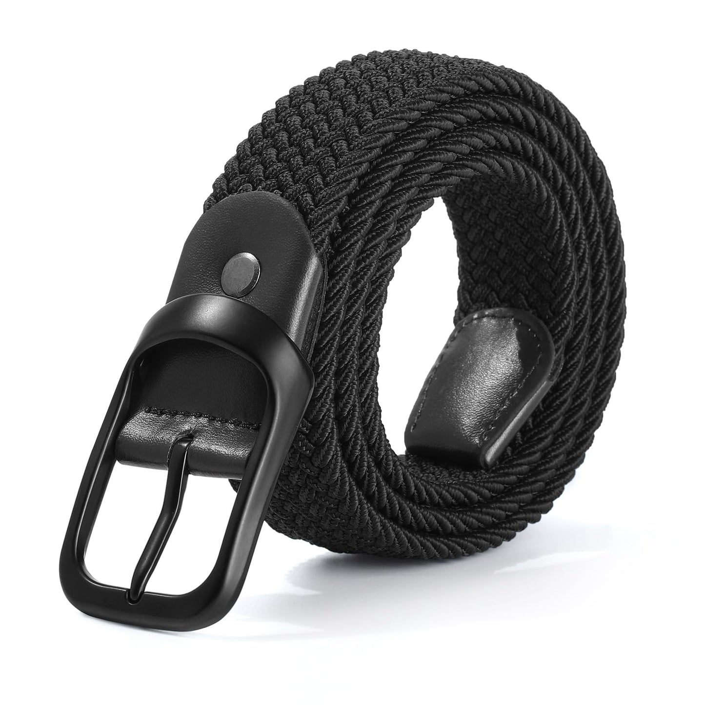 HOTAWAYTR Women Braided Elastic Belt - Women Stretch Woven Fabric Belt for Jeans