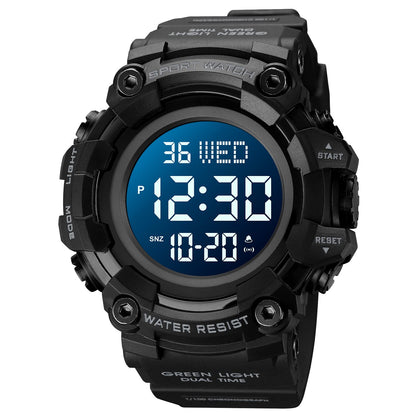 HOTFANMIS Mens Military Multifunction Digital LED Watch Electronic Waterproof Alarm Quartz Sports Watch