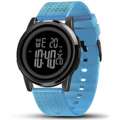 HOTYUINK Mens Watch Ultra-Thin Digital Sports Watch Waterproof Stainless Steel Fashion Wrist Watch for Men Women