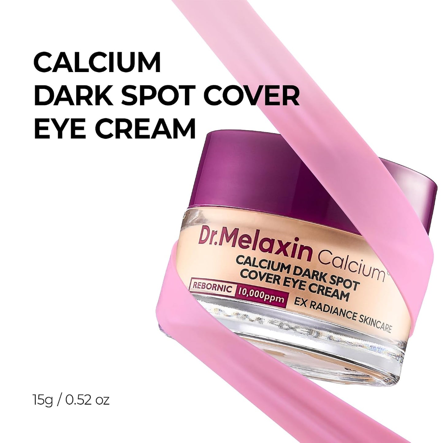 HOTDr.Melaxin Calcium Dark Spot Eye Cream 15g – Niacinamide & Calcium Gluconate Eye Cream for Dark Circles, Under Eye Bags & Sagging | Hydrolyzed Elastin EX Volume Firming | Korean Eye Cream