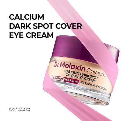 HOTDr.Melaxin Calcium Dark Spot Eye Cream 15g – Niacinamide & Calcium Gluconate Eye Cream for Dark Circles, Under Eye Bags & Sagging | Hydrolyzed Elastin EX Volume Firming | Korean Eye Cream
