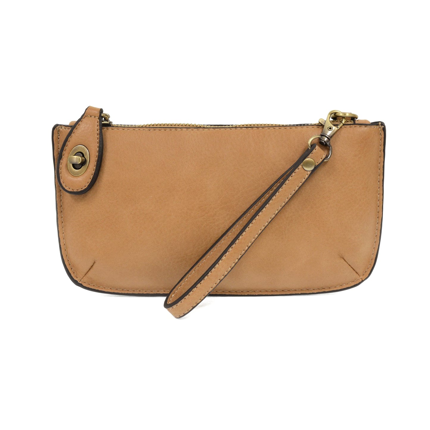 HOTJoy Susan Women's Fashion Purse Mini Crossbody Wristlet Clutch Handbag - Stone