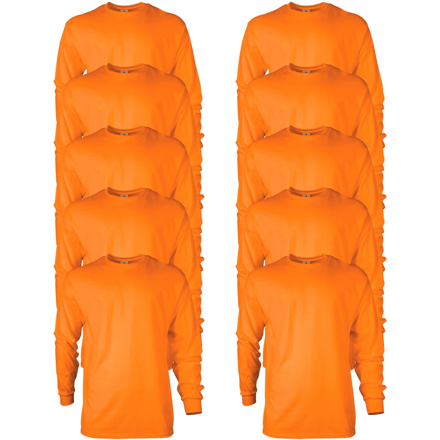 HOTGildan Adult Ultra Cotton Long Sleeve T-Shirt, Style G2400, Multipack