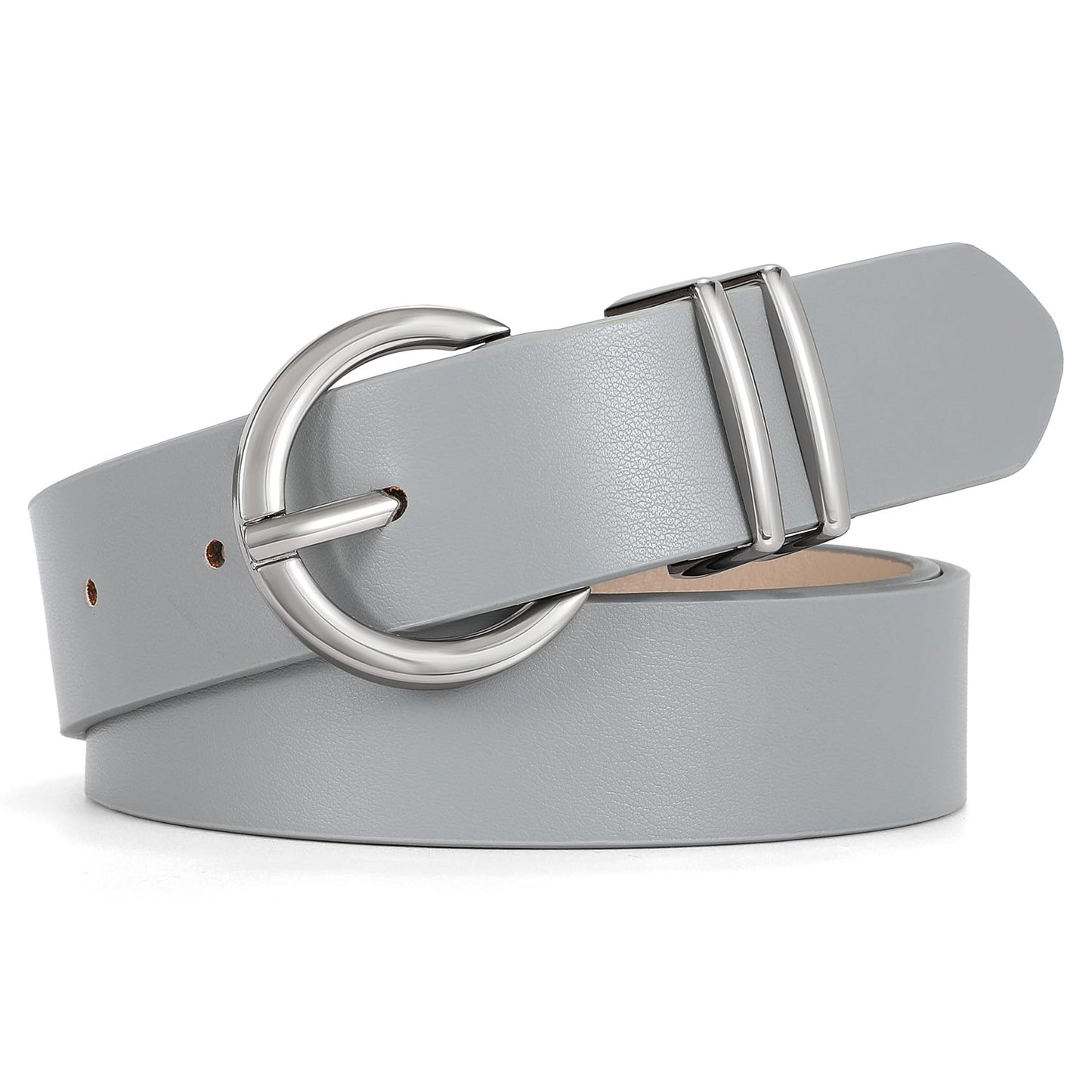 HOTWHIPPY Women Leather Belt Fashion Design belt Gold Buckle Ladies Belt for Jeans Pants Dresses