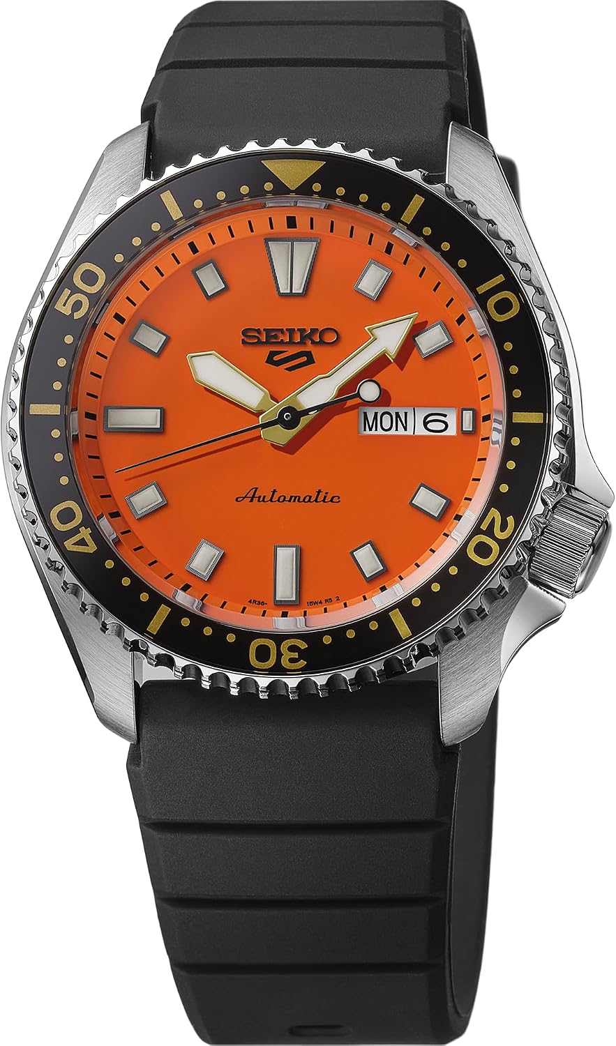 HOTSEIKO 5 Sports Men's Automatic Watch with Stainless Steel Case and Luminous Hands - Stylish Wrist Watches
