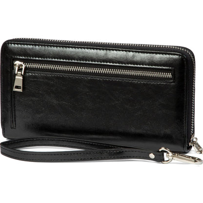 HOTWallets for Women RFID Blocking Leather Zip Around Wristlet Clutch Travel Purse