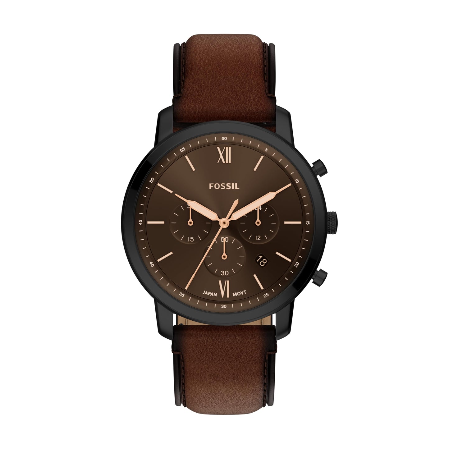 HOTFossil Men's Watch, Neutra Quartz Stainless Steel Chronograph Watch for Men