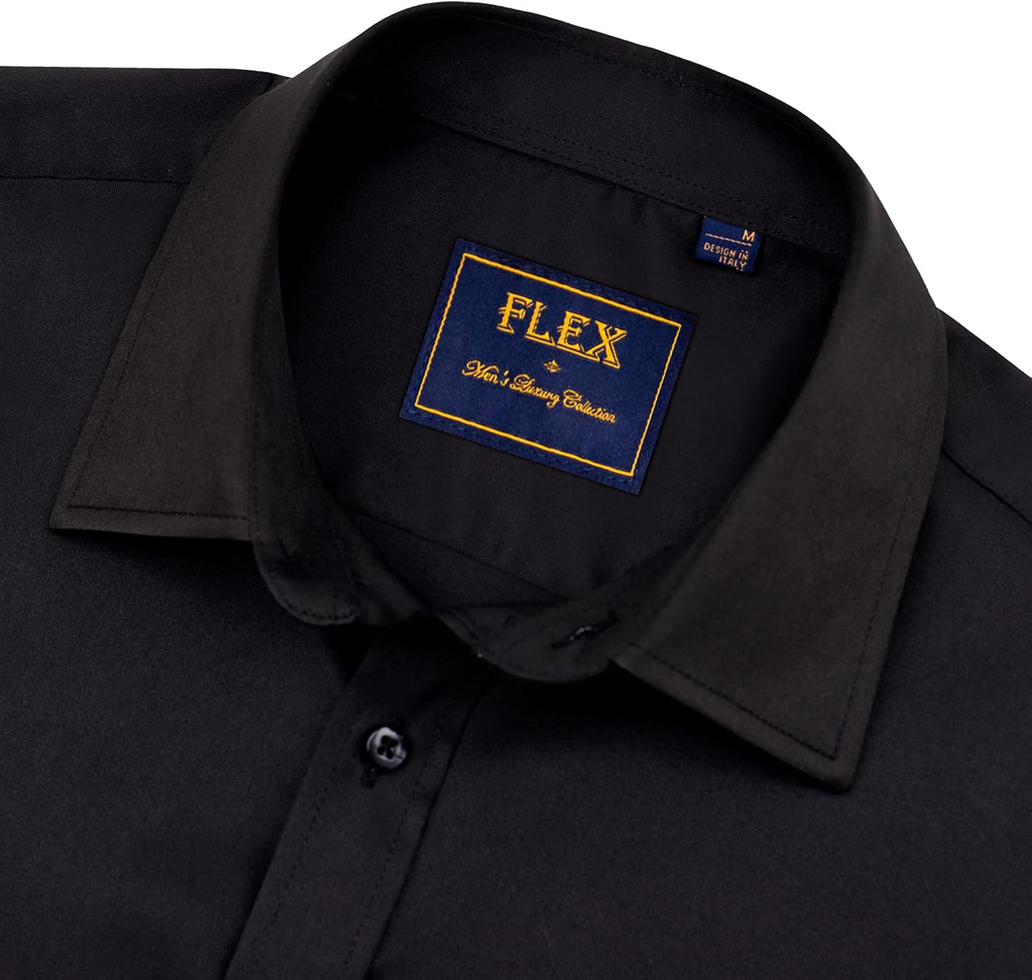 HOTAlimens & Gentle Mens Short Sleeve Dress Shirts Wrinkle Free Solid Casual Button Down Shirts with Pocket