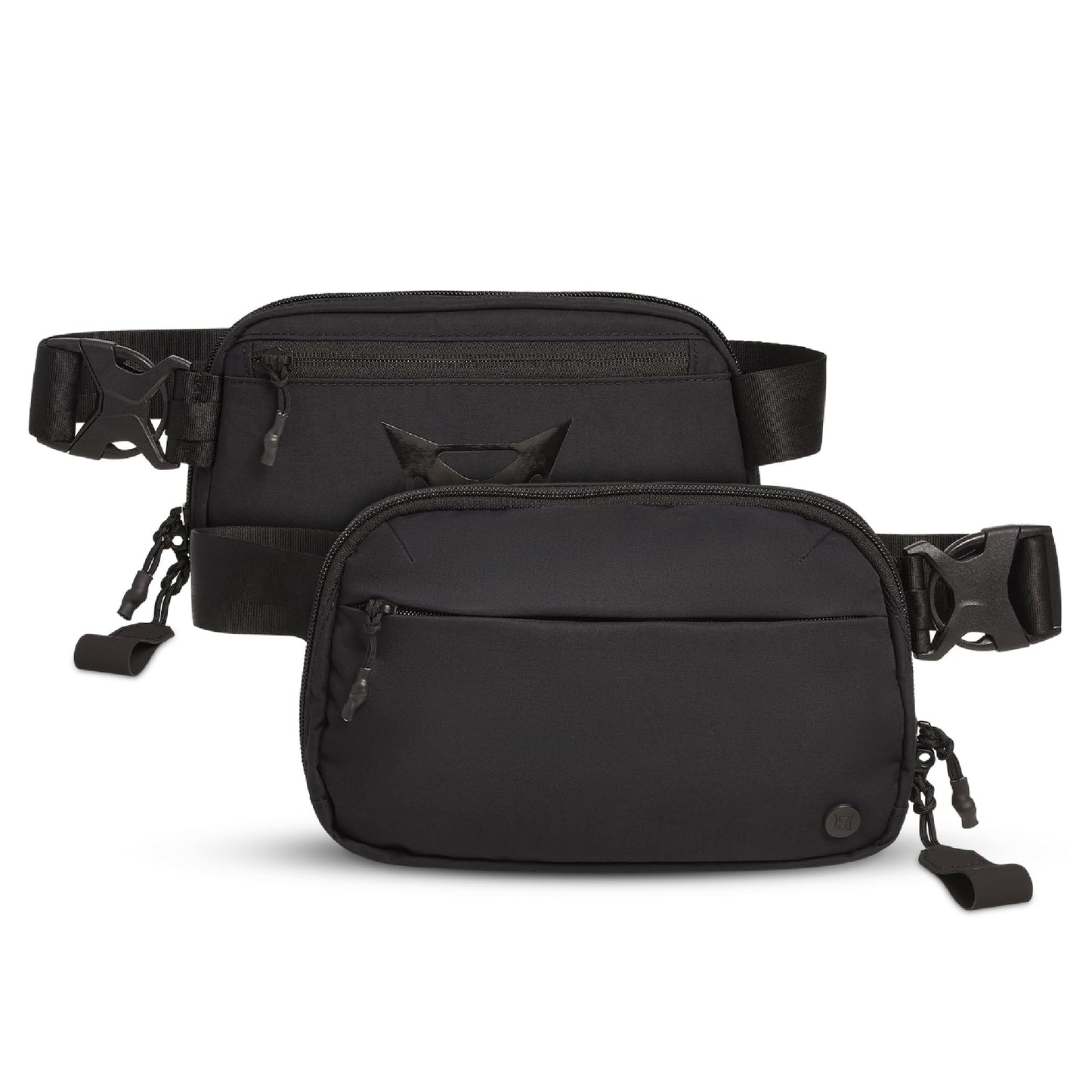 HOTVertx Everyday Tactical Fanny Pack 2.1-100% Nylon Fanny Pack for Men and Women with CCW-Ready Design and Rapid Access Tab - Black - 2L