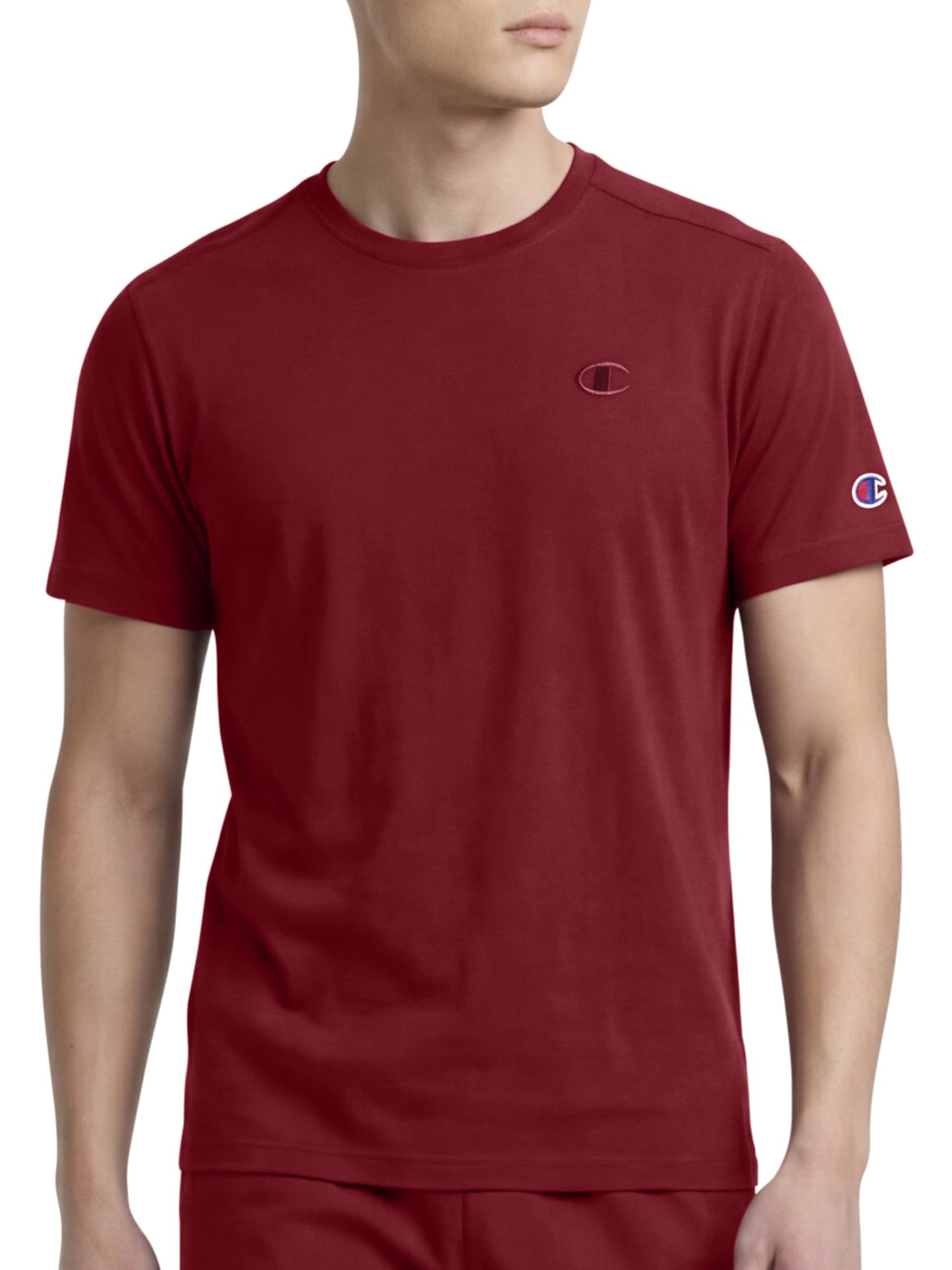 HOTChampion Men's Classic Short Sleeve T-Shirt, Standard Fit, Midweight 100% Cotton, Available in Regular and Big & Tall