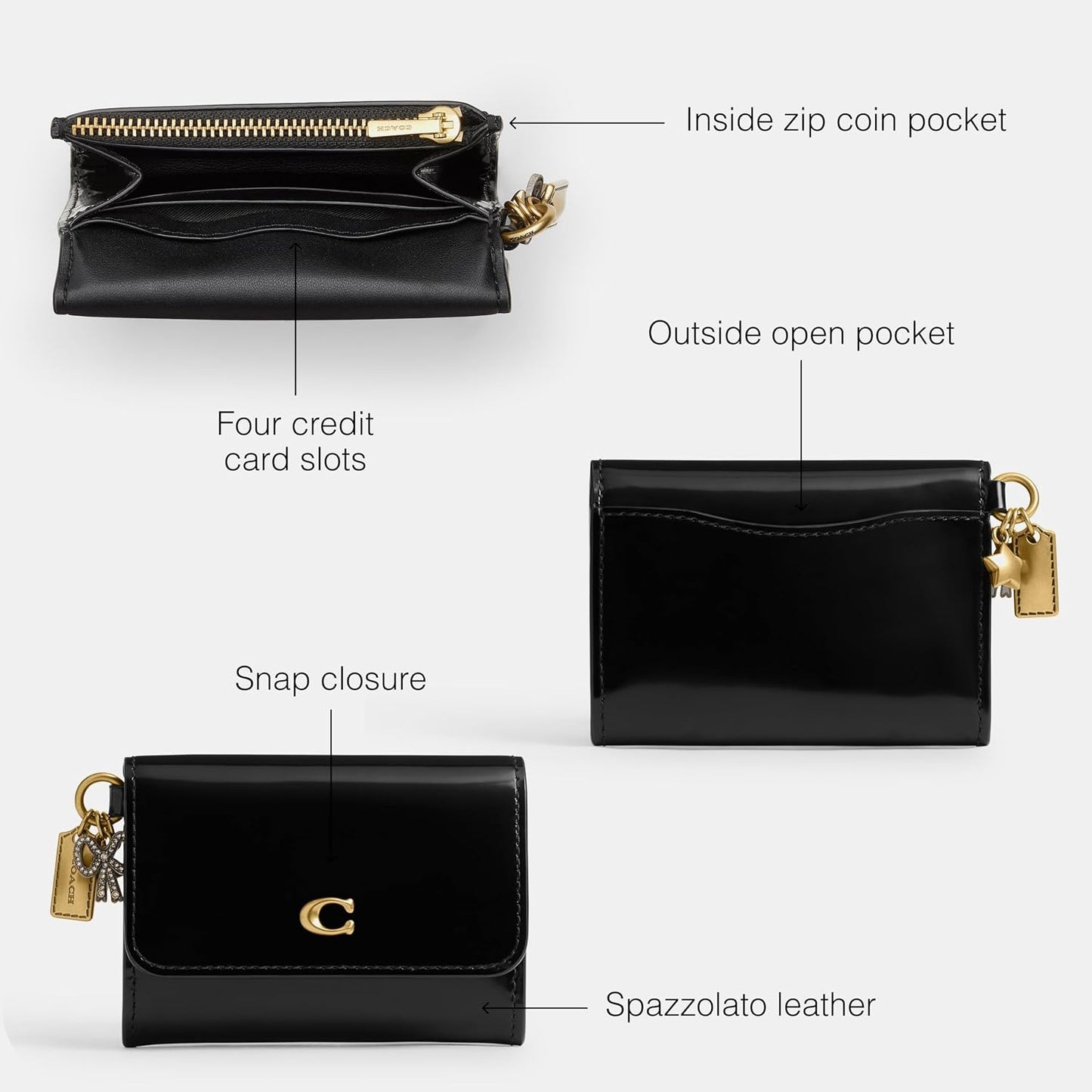 HOTCoach Women's Essential Flap Card Case