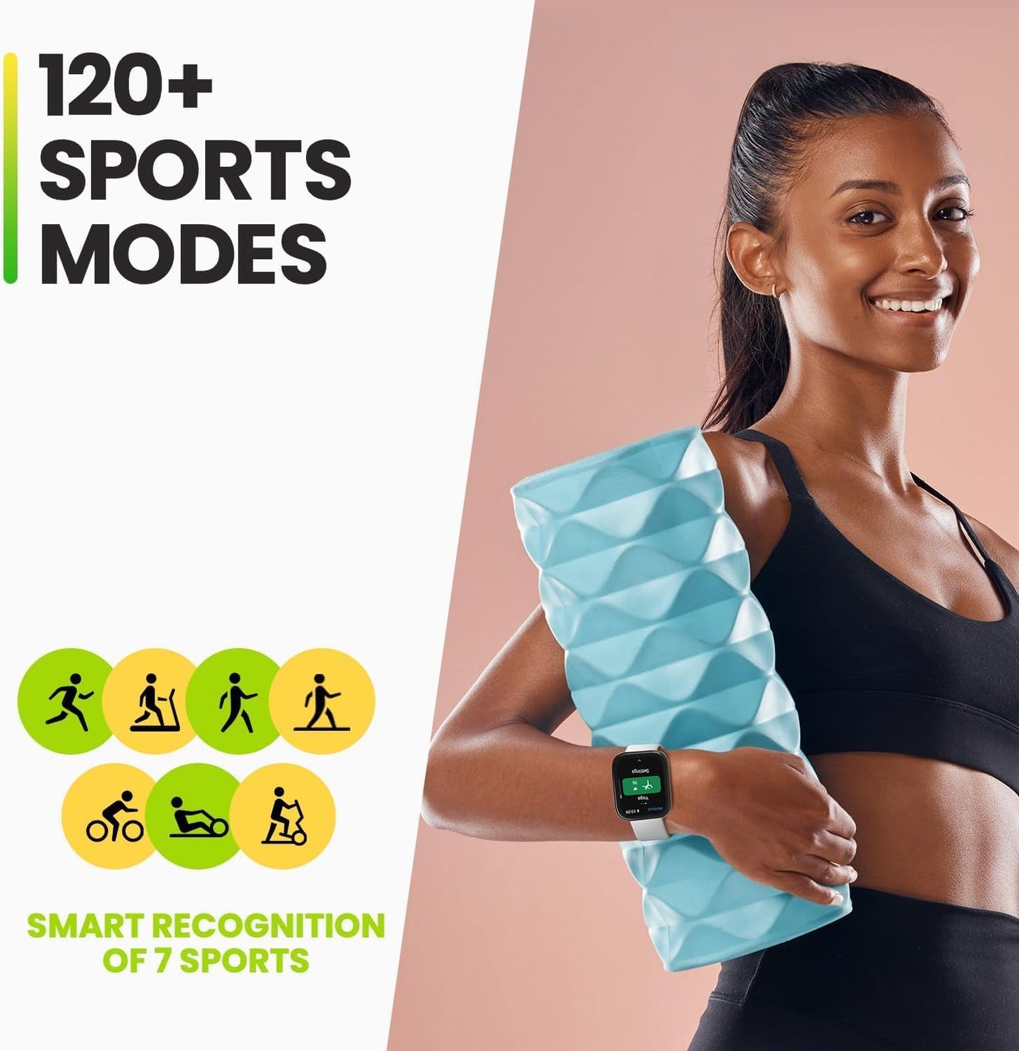 HOTAmazfit Bip 5 Smart Watch 46mm, GPS, Amazon Alexa Built-in, Bluetooth Calling, 10-Day Battery, Heart-Rate & VO2 Max, Sleep Health Monitoring, AI Fitness Tracker App, for Android & iPhone, Black