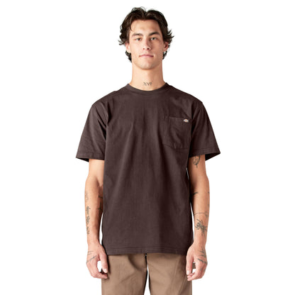 HOTDickies Men's Heavyweight Heathered Short Sleeve Pocket T-Shirt