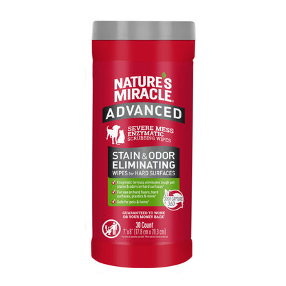 HOTNature’s Miracle Advanced Stain and Odor Eliminator Dog Spray, Fresh Scent, Severe Mess Enzymatic Formula For Tough Pet Messes, 32 oz