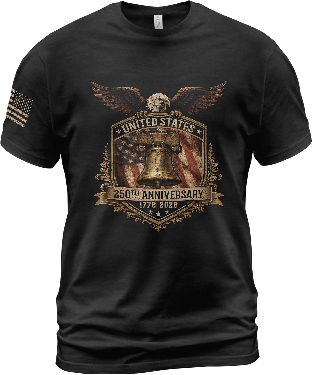 HOT250 Year American Anniversary Shirt, Patriotic Shirts for Men | Comfortable, stylish apparel featuring a commemorative American theme for patriotic occasions and everyday wear