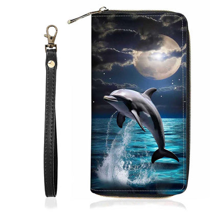 HOTChristian Cross Quote Bible Verse Matthew 19:26 Print Wallet for Women Large Capacity Wallet Credit Card Holder PU Leather Zipper Clutch Purse Phone Wallet