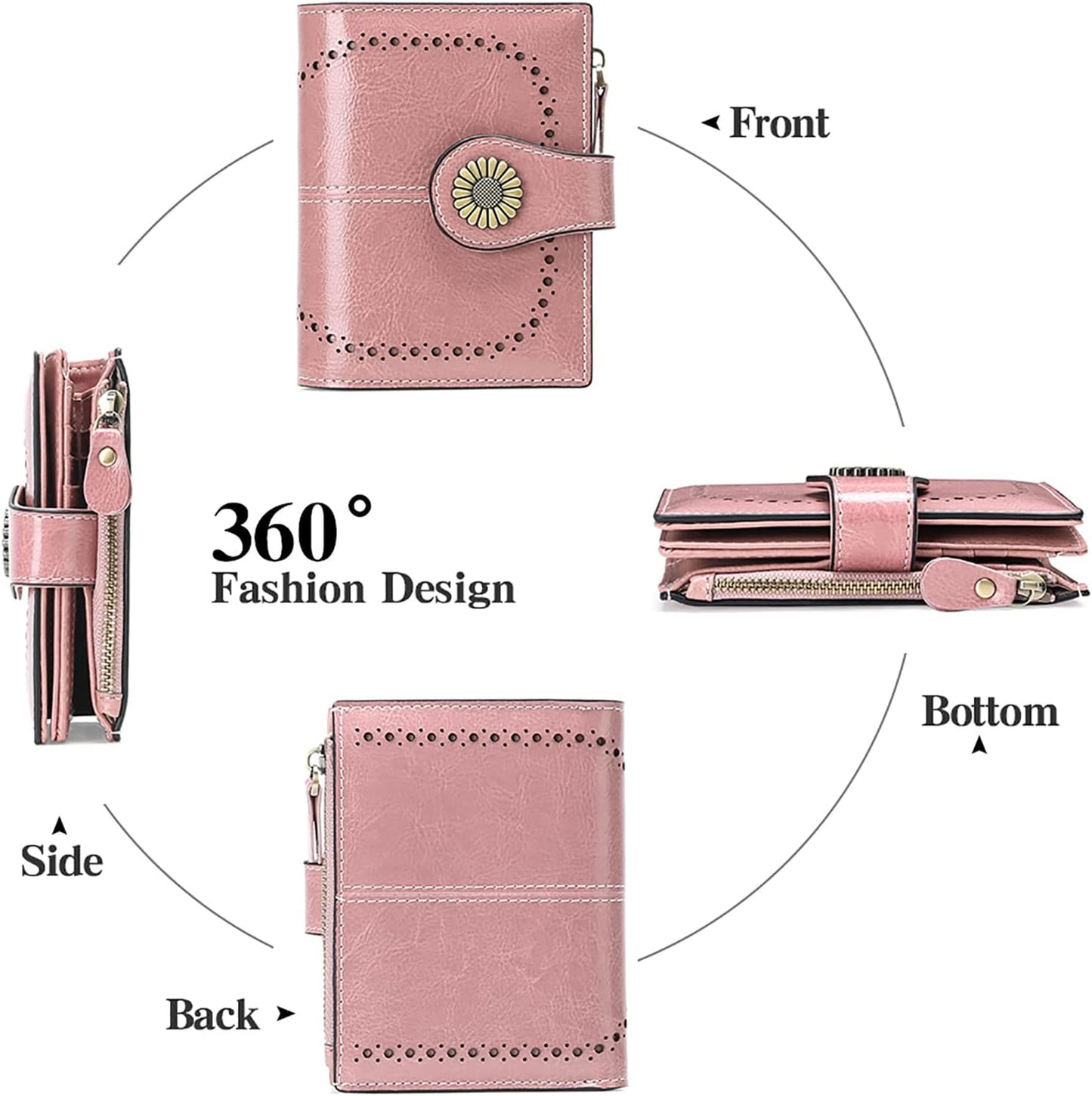 HOTSENDEFN Small Women Wallet