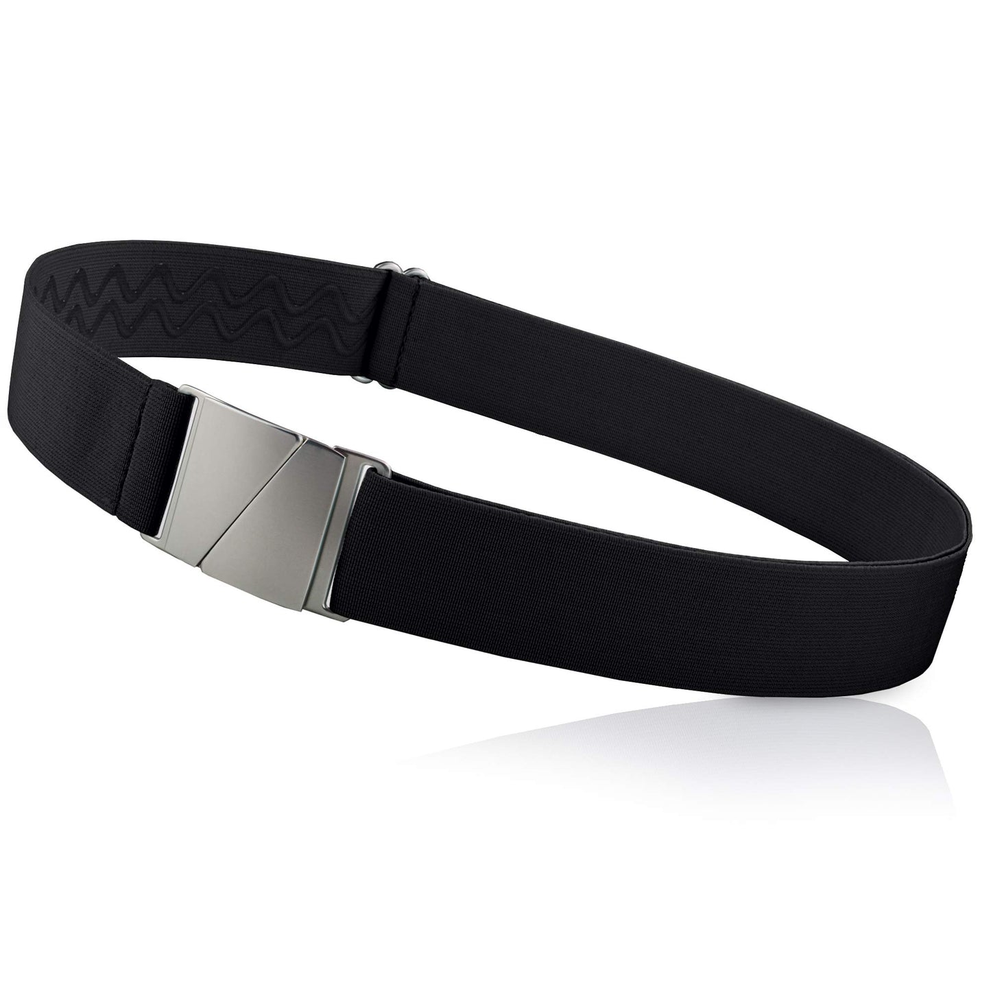 HOTONE-BELT No Show Invisible Elastic Belts for Women & Men 1.30" inch adjustable Non Slip Zero Bulk. Designed in USA.