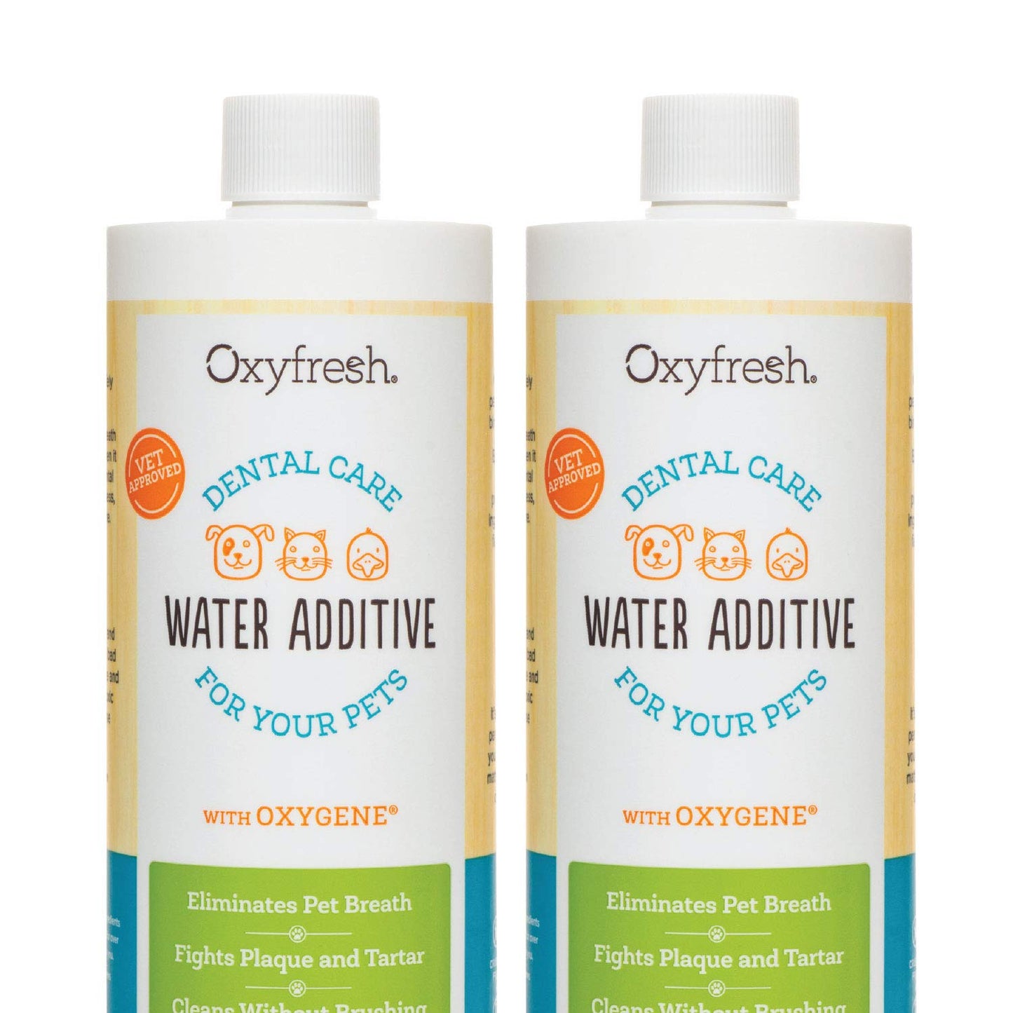 HOTOxyfresh Premium Pet Dental Care Solution Pet Water Additive: Best Way to Eliminate Bad Dog Breath and Cat Bad Breath - Fights Tartar & Plaque - So Easy, Just Add to Water! Vet Recommended 16 oz.