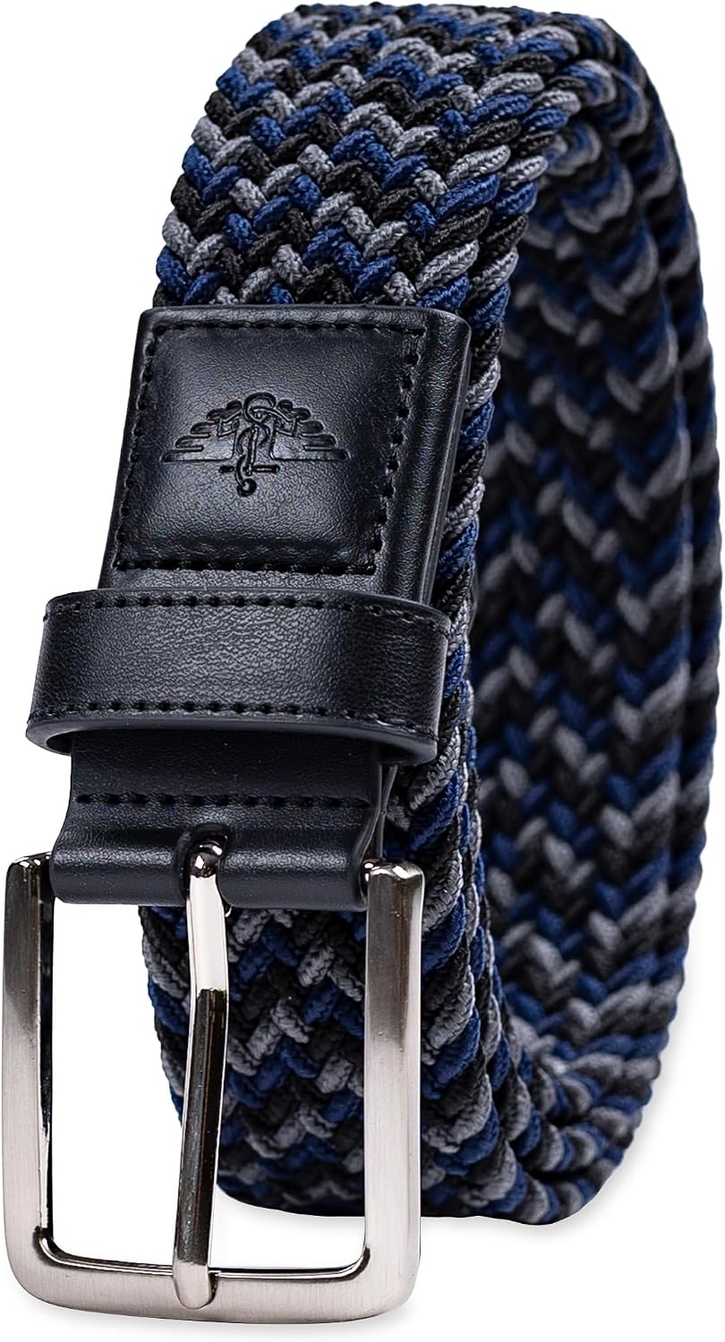 HOTDockers Men's 1 3/8 in. Stretch Fabric Braided Belt