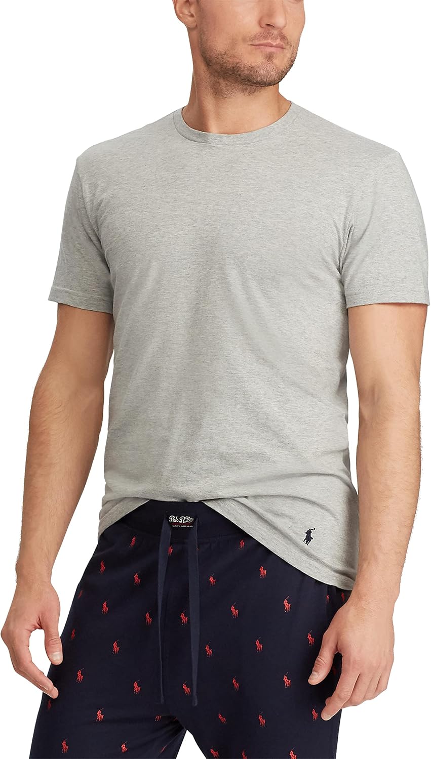 HOTPolo Ralph Lauren Underwear Men's Slim Fit Cotton Crew Tee 3 Pack